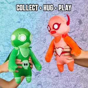 Oriental Trading Character Toys*Gang Beasts Green Wrestler Plush 12