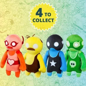 Oriental Trading Character Toys*Gang Beasts Green Wrestler Plush 12