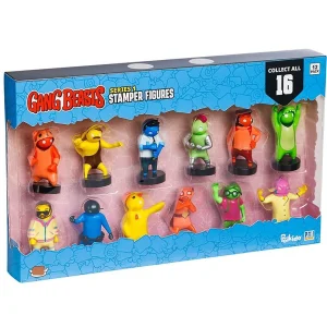 Oriental Trading Character Toys*Gang Beasts Ink Stamper 12Pk Pajamas Cyborg Cat Character Figure Set Pmi International