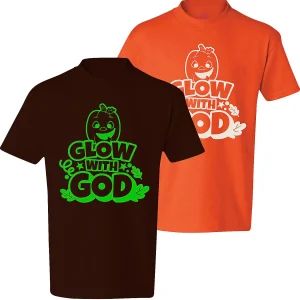Glow-In-The-Dark Glow With God Youth T-Shirt<Oriental Trading Sale