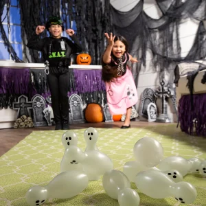 Glow-In-The-Dark Halloween Ghost Bowling Kit<Oriental Trading Hot