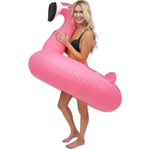 Gofloats Flamingo Party Tube Inflatable Raft, Float In Style (For Adults And Kids)<Oriental Trading Clearance