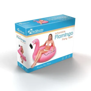 Gofloats Flamingo Party Tube Inflatable Raft, Float In Style (For Adults And Kids)<Oriental Trading Clearance