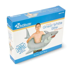 Gofloats 'Great White Bite' Jr Pool Float Party Tube<Oriental Trading Clearance