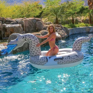 Gofloats Ice Dragon Giant Inflatable Ice Dragon Pool Float<Oriental Trading Cheap