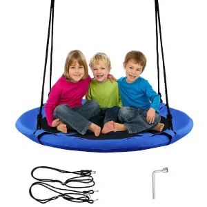 Goplus 40'' Flying Saucer Tree Swing Indoor Outdoor Blue<Oriental Trading Best Sale