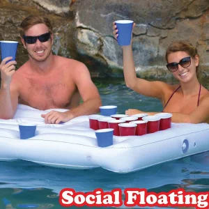 Gopong Pool Party Barge Floating Beer Pong Table<Oriental Trading Fashion