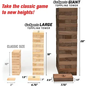Gosports Giant Wooden Toppling Tower - Brown<Oriental Trading Fashion