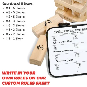 Gosports Large Toppling Tower With Bonus Rules<Oriental Trading Flash Sale