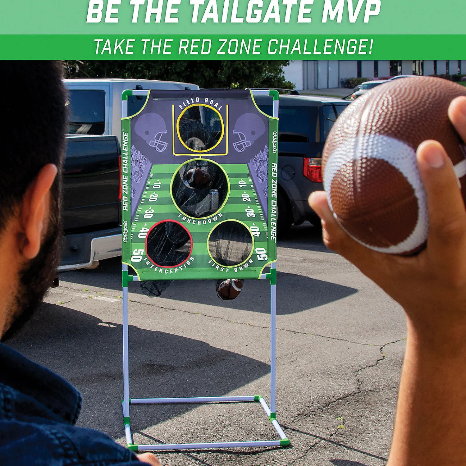 gosports_red_zone_challen_4.webp Gosports Red Zone Challenge Football Toss Game<Oriental Trading Outlet