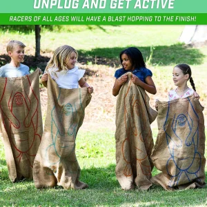 Gosports Roo Racers Sack Race Game 6 Pack - Xl Size Burlap Potato Sack Races For Kids & Adults<Oriental Trading Cheap