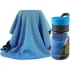 Grand Fusion Housewares 2Kool Sports Cooling Towel With 13.5 Oz. Bpa Free Tritan Water Bottle For Sports/ Light Blue<Oriental Trading Cheap