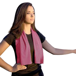 Grand Fusion 2Kool Sports Cooling Towel With 13.5 Oz. Tritan Water Bottle For Sports / Hot Pink<Oriental Trading Clearance