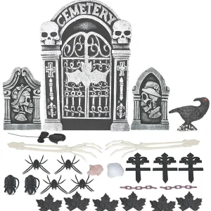 Graveyard Halloween Decoration Set - 24 Pc.<Oriental Trading Store