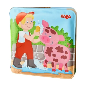 Oriental Trading Play Sets*Haba Animal Wash Day - Magic Bath Book - Wipe With Warm Water And The 