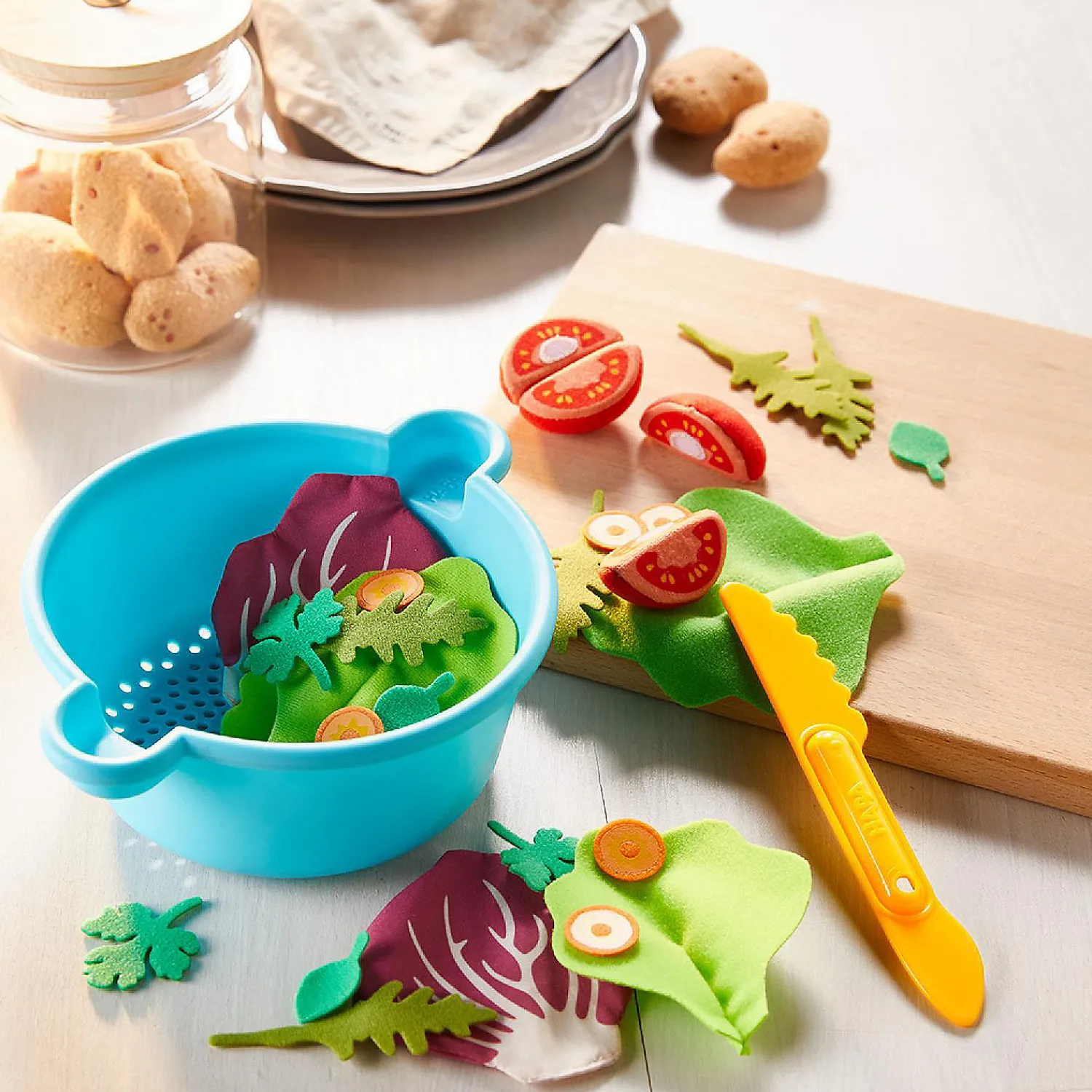 haba_biofino_mixed_salad__3.webp Oriental Trading Play Sets*Haba Biofino Mixed Salad - Pretend Play Food Encourages Healthy Habits