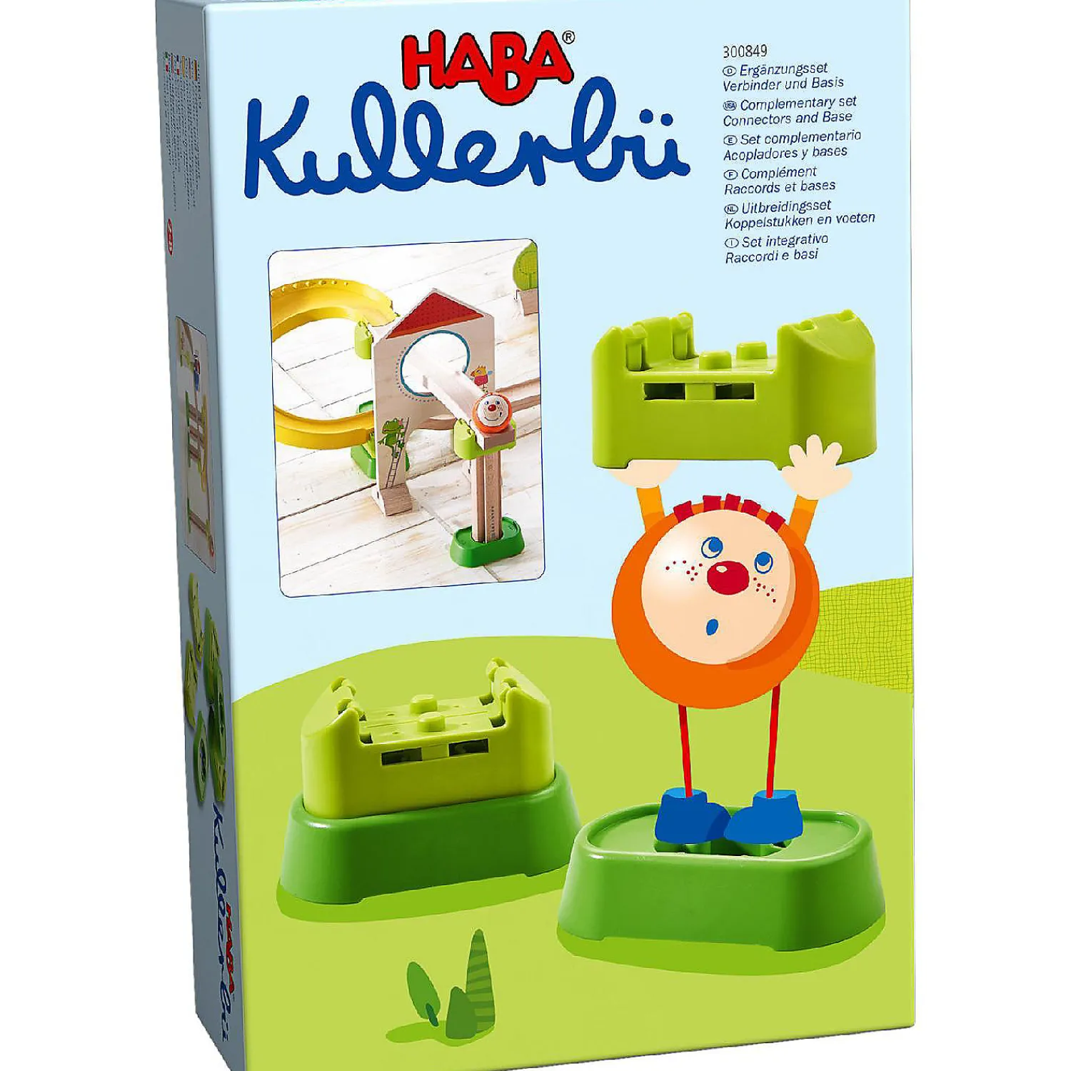 haba_kullerbu_expansion_s_0-3.webp Oriental Trading Toy Cars*Haba Kullerbu Expansion Set - Connectors And Base - 8 Piece Set For Elevated Layouts