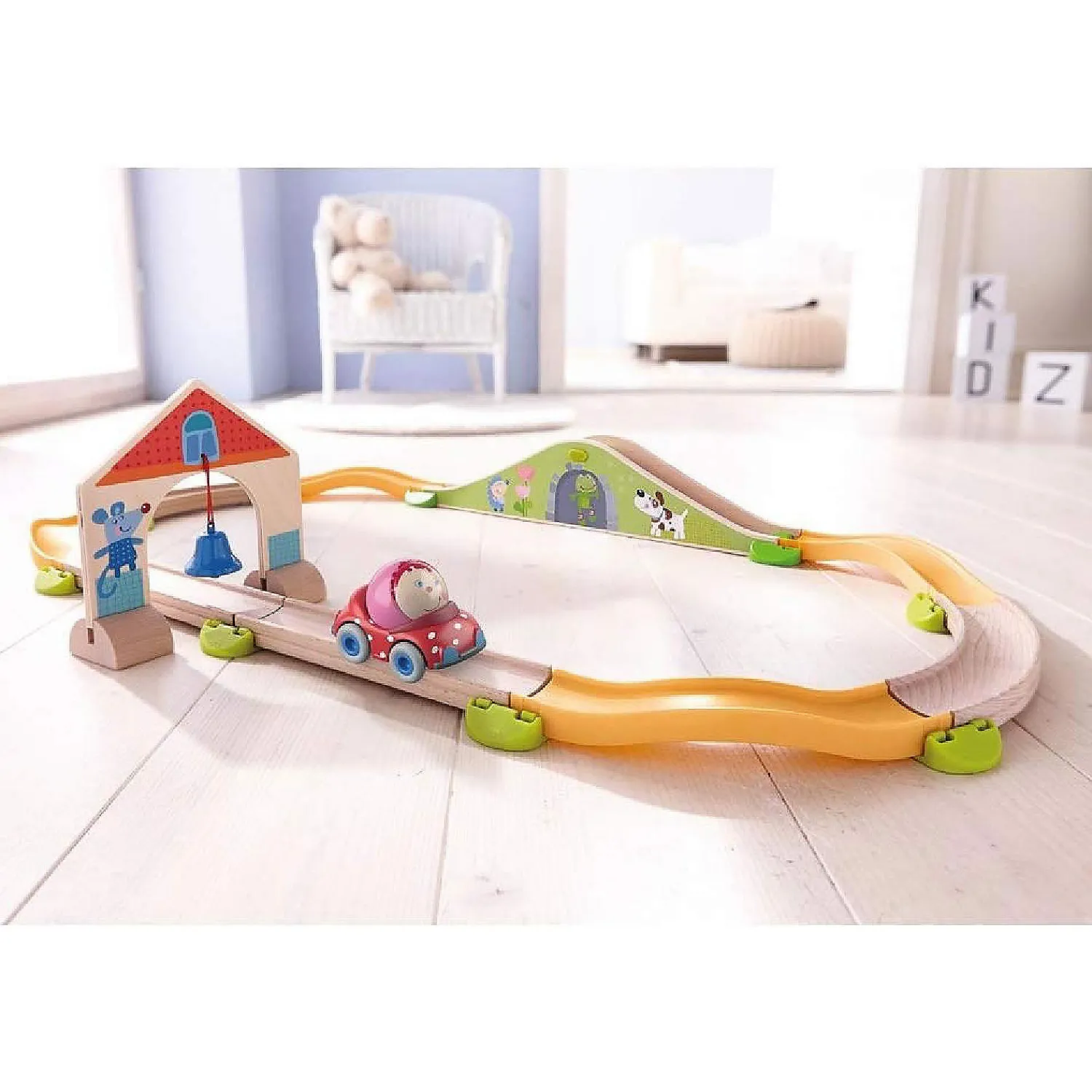 haba_kullerbu_paulines_co_1.webp Oriental Trading Toy Cars*Haba Kullerbu Pauline's Convertible Ball Car - Red Polka Dot Vehicle With Ball