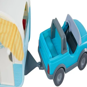 Oriental Trading Play Sets*Haba Little Friends Vacation Camper Play Set With All Terrain Push & Go Vehicle, 2 Lawn Chairs And 4