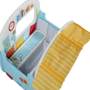 Oriental Trading Play Sets*Haba Little Friends Vacation Camper Play Set With All Terrain Push & Go Vehicle, 2 Lawn Chairs And 4