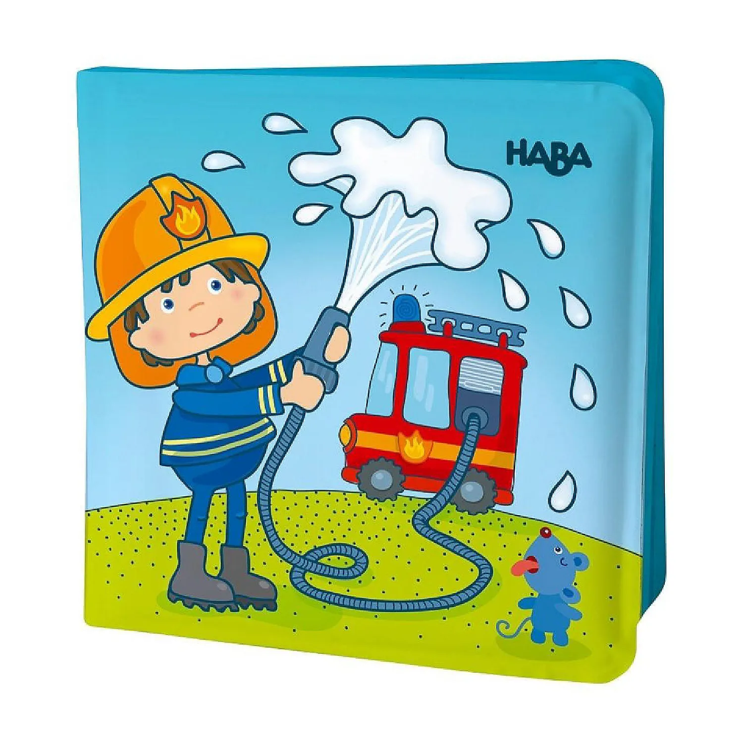 haba_magic_bath_book_fire_1.webp Oriental Trading Play Sets*Haba Magic Bath Book Fire Brigade - Wet The Pages To Reveal Colorful Backgrounds In Tub Or Pool