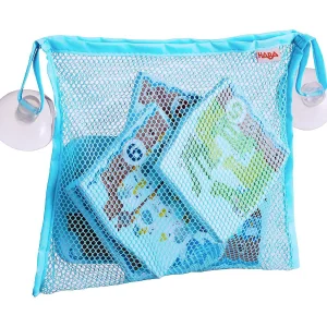 Oriental Trading Play Sets*Haba Numbers Puzzle In Net - 10 Piece Counting Bath Toy With Suction Cup Storage Net