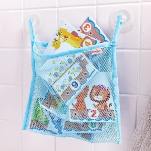 Oriental Trading Play Sets*Haba Numbers Puzzle In Net - 10 Piece Counting Bath Toy With Suction Cup Storage Net