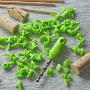 Oriental Trading Pretend Play*Haba Terra Kids Connectors Backyard Craft Kit Figures - 66 Piece Set