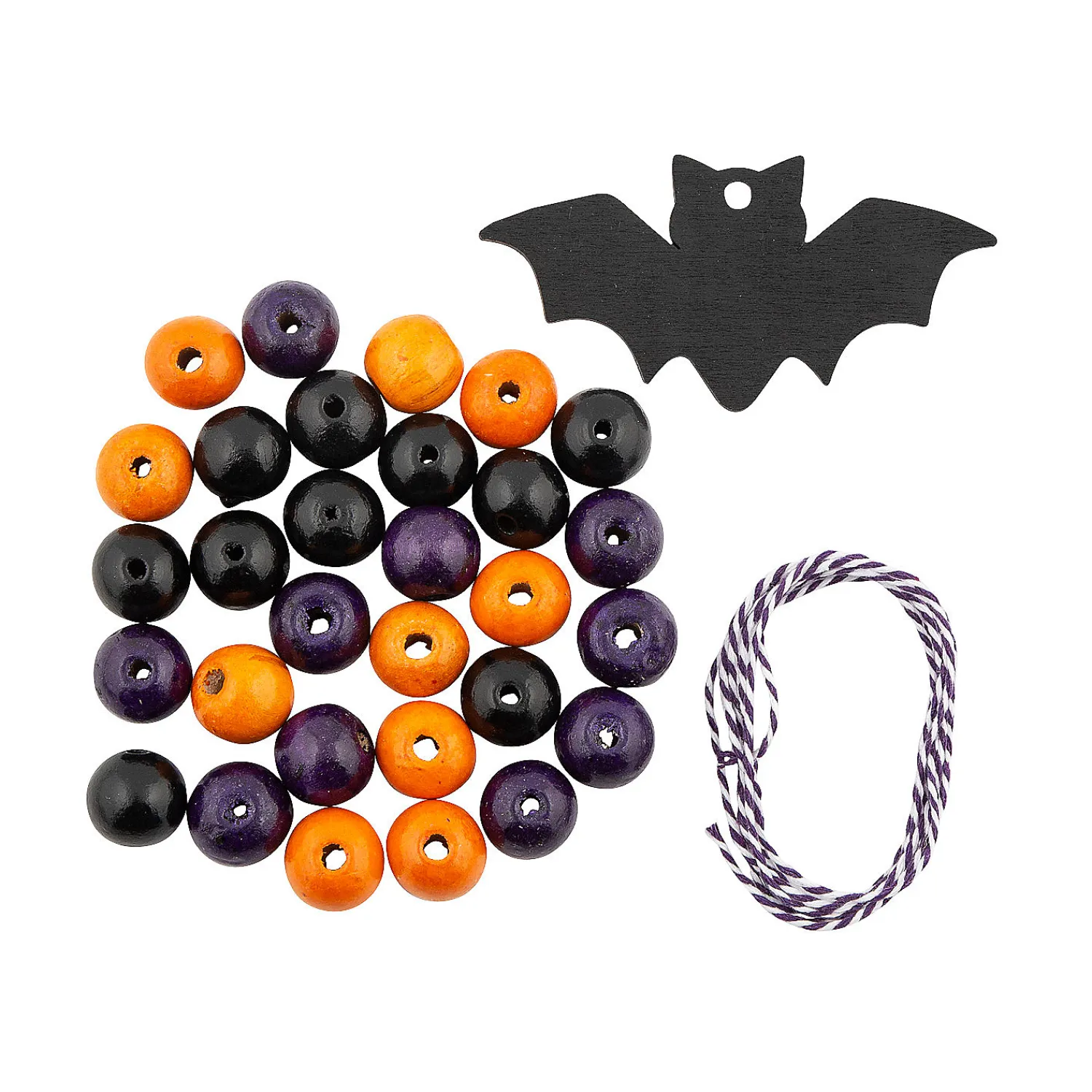 halloween_bead_garland_cr_1.webp Halloween Bead Garland Craft Kit – Makes 3<Oriental Trading Online