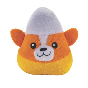 Oriental Trading Stuffed Animals & Plush Toys*Halloween Candy Corn Stuffed Corgis - 12 Pc.