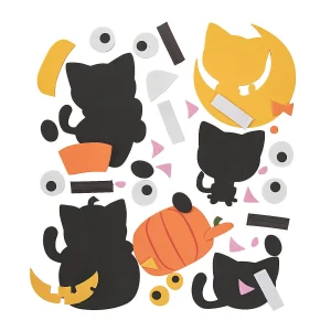 Halloween Cat Magnet Craft Kit - Makes 12<Oriental Trading Discount
