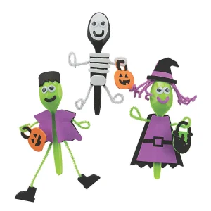 Halloween Character Spoon Craft Kit - Makes 12<Oriental Trading Clearance