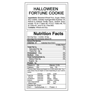 Halloween Fortune Cookies - 50 Pc.<Oriental Trading Store