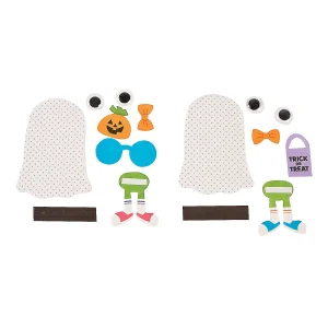 Halloween Ghost Kid Magnet Craft Kit - Makes 12<Oriental Trading New