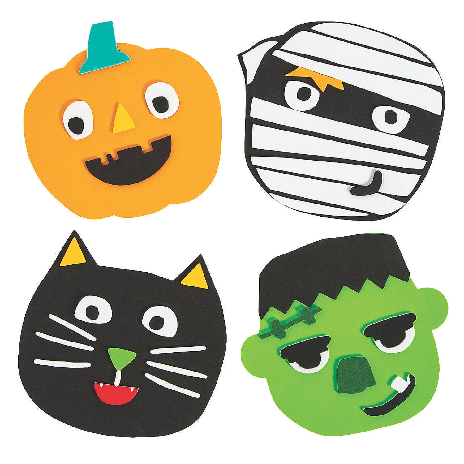 halloween_ghoul_gang_magn_0.webp Halloween Ghoul Gang Magnet Craft Kit - Makes 12<Oriental Trading Best