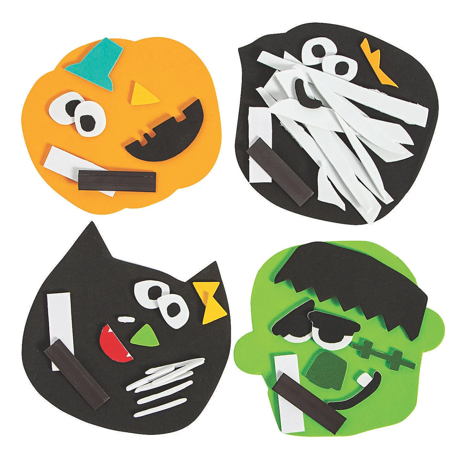 halloween_ghoul_gang_magn_1.webp Halloween Ghoul Gang Magnet Craft Kit - Makes 12<Oriental Trading Best