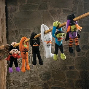 Oriental Trading Stuffed Animals & Plush Toys*Halloween Long Arm Stuffed Friendly Monsters - 12 Pc.