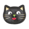 Halloween Party Ghoul Gang Black Cat With Gold Foil Paper Dessert Plates - 8 Ct.<Oriental Trading Sale