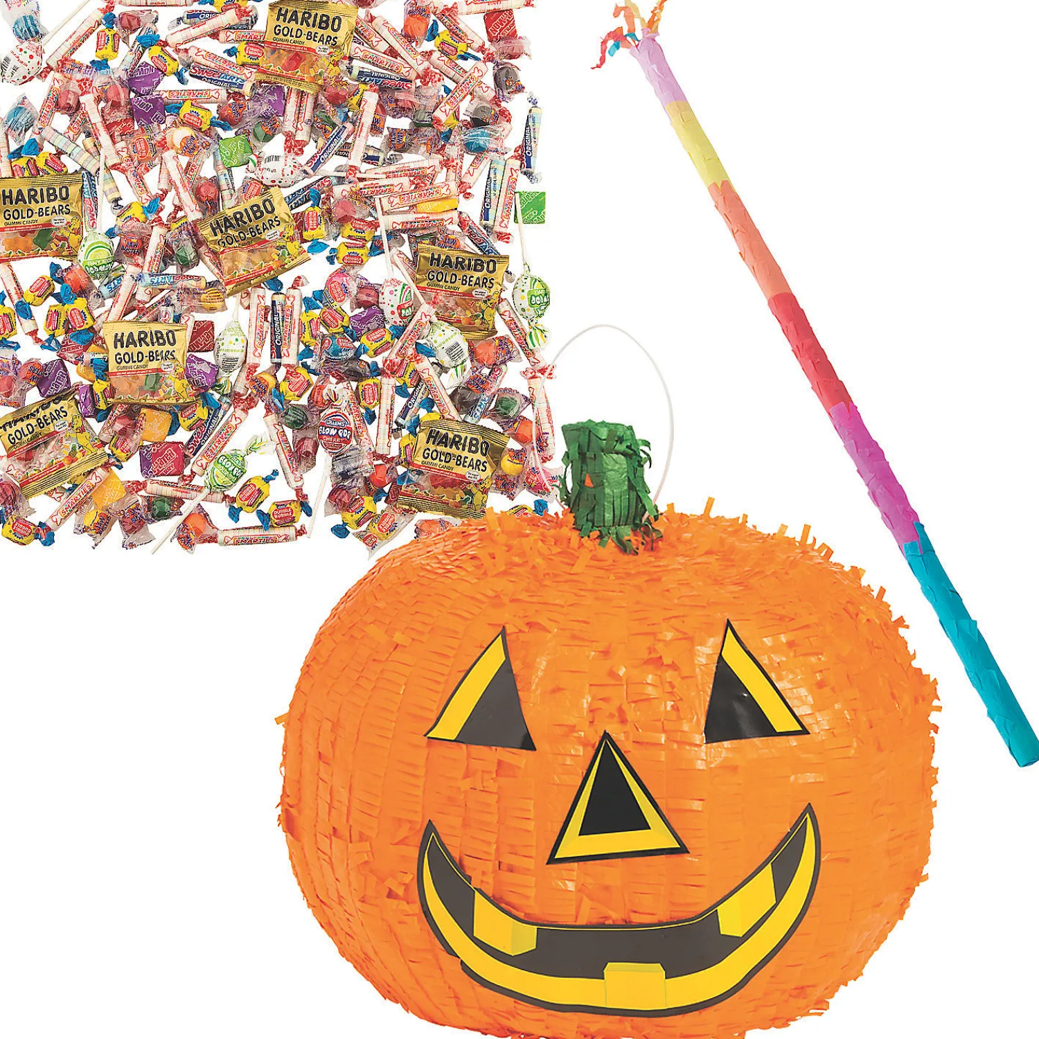 halloween_pumpkin_pinata__0.webp Halloween Pumpkin Pinata Kit - 208 Pc.<Oriental Trading Sale