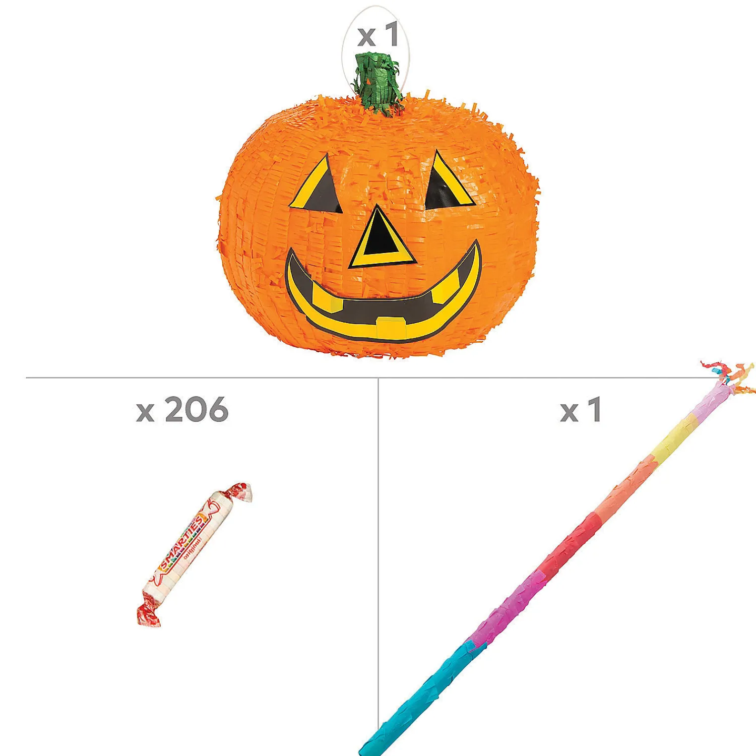 halloween_pumpkin_pinata__1.webp Halloween Pumpkin Pinata Kit - 208 Pc.<Oriental Trading Sale