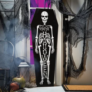Halloween Skeleton Porch Sign<Oriental Trading Cheap
