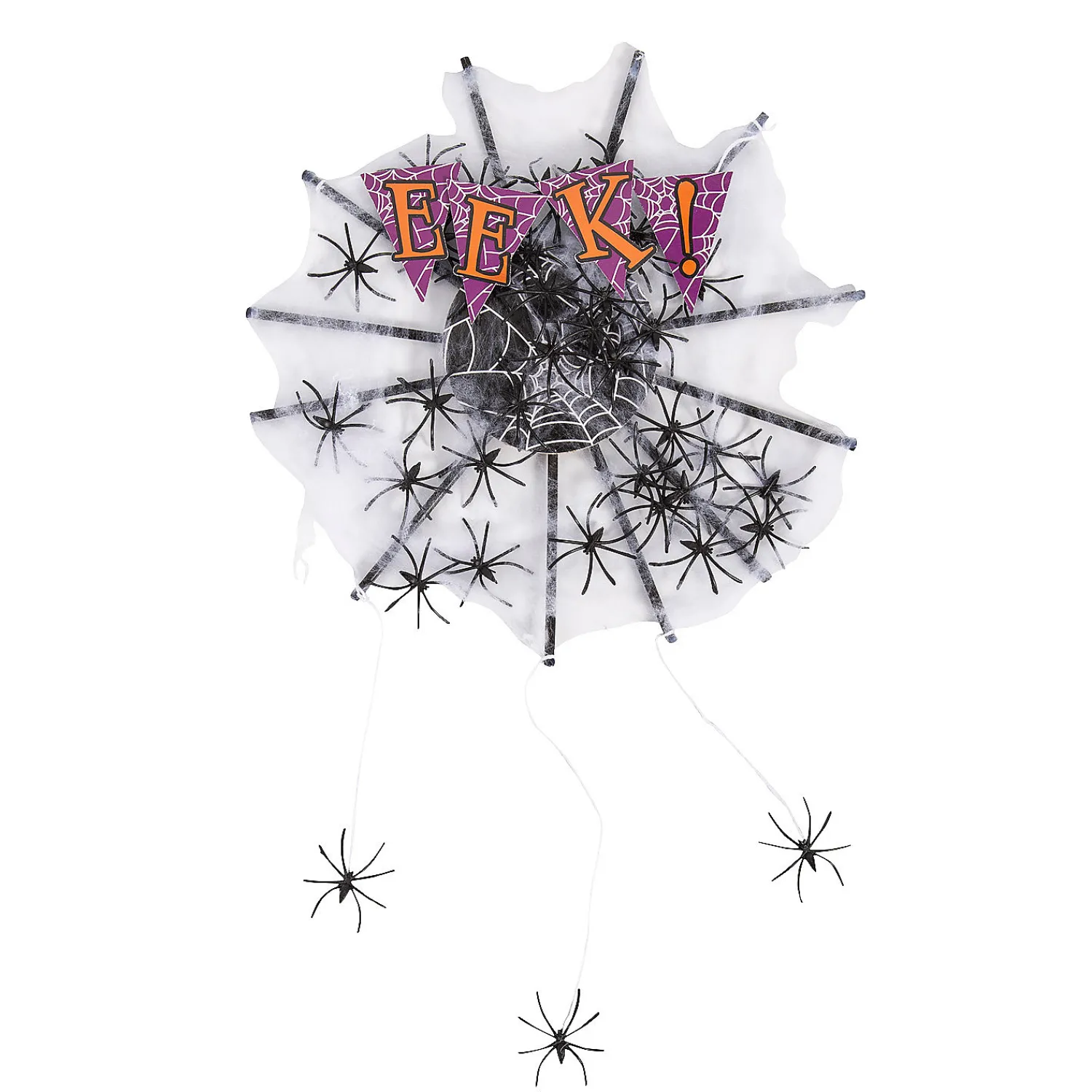 halloween_spider_wreath_c_0.webp Halloween Spider Wreath Craft Kit - Makes 3<Oriental Trading New