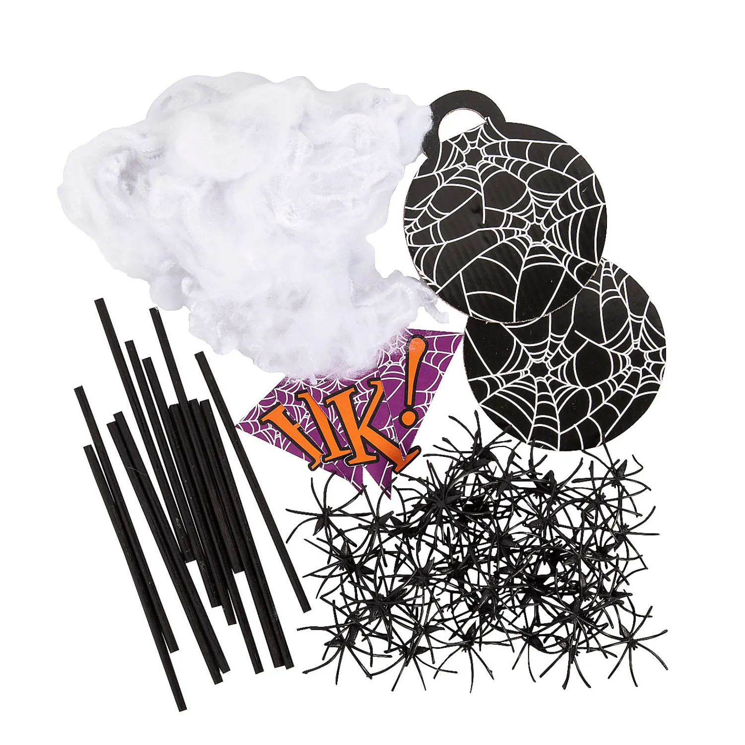 halloween_spider_wreath_c_1.webp Halloween Spider Wreath Craft Kit - Makes 3<Oriental Trading New
