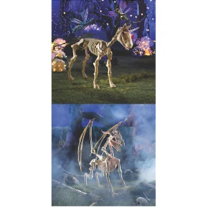 Halloween Unicorn & Dragon Skeleton Decorations<Oriental Trading Best