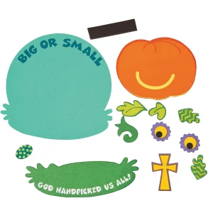 Handpicked By God Halloween Pumpkin Magnet Craft Kit - Makes 12<Oriental Trading Clearance