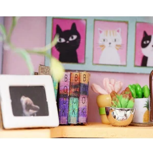 Oriental Trading Puzzles*Handscraft Diy 3D Dollhouse Puzzle - Dora's Loft