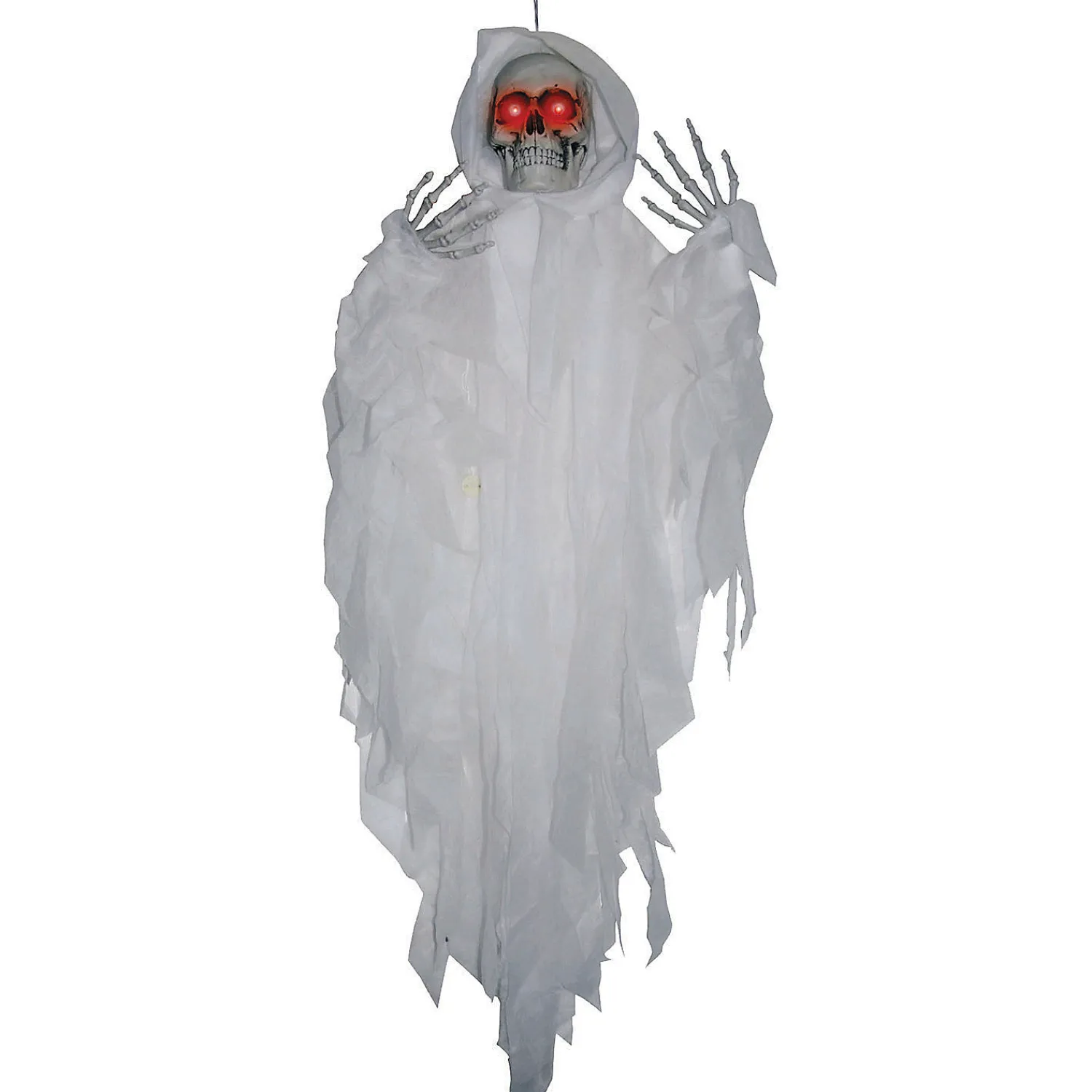 hanging_lightup_white_rea_0.webp Hanging Light-Up White Reaper Halloween Decoration<Oriental Trading Outlet