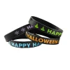 Happy Halloween Black Silicone Bracelets - 24 Pc.<Oriental Trading Cheap