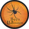 Happy Halloween Spider Party Paper Dinner Plates - 8 Ct.<Oriental Trading Hot