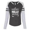 Happy Hallo-Wine Women's T-Shirt<Oriental Trading Outlet